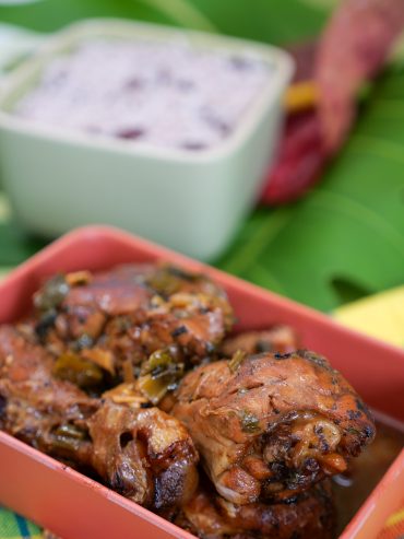 Poulet roussi et riz basmati