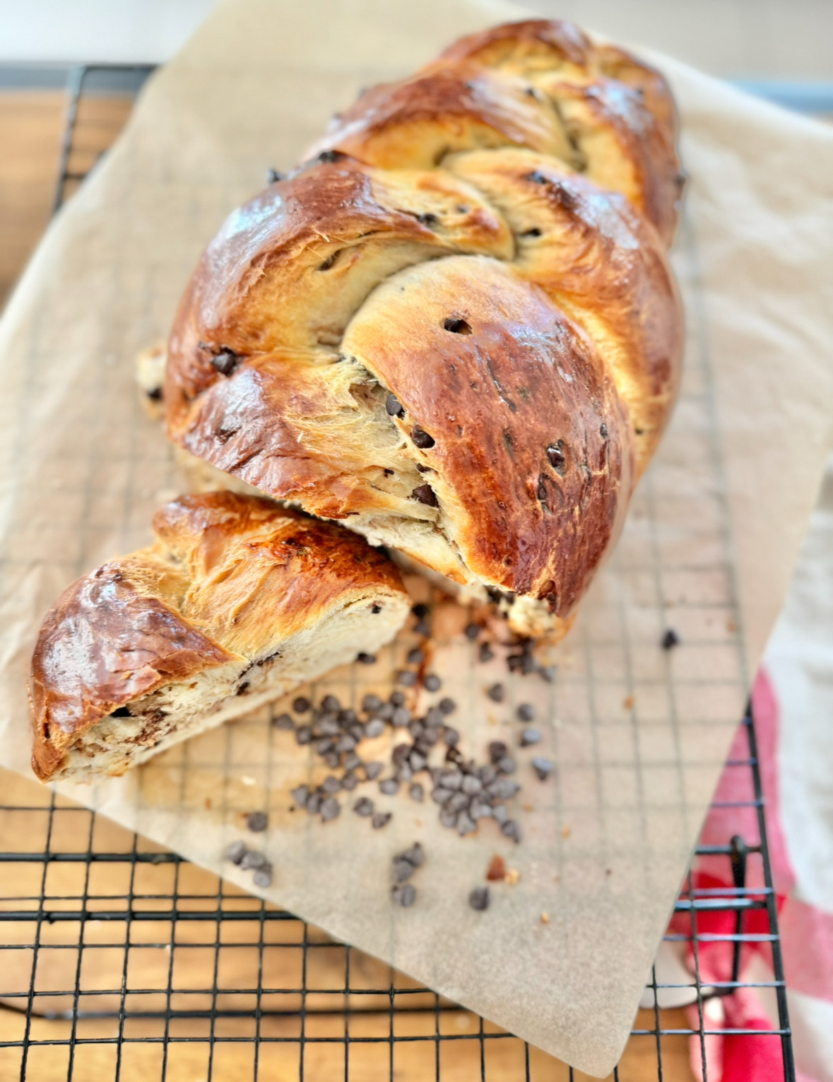 Pain au beurre aux pépites de chocolat